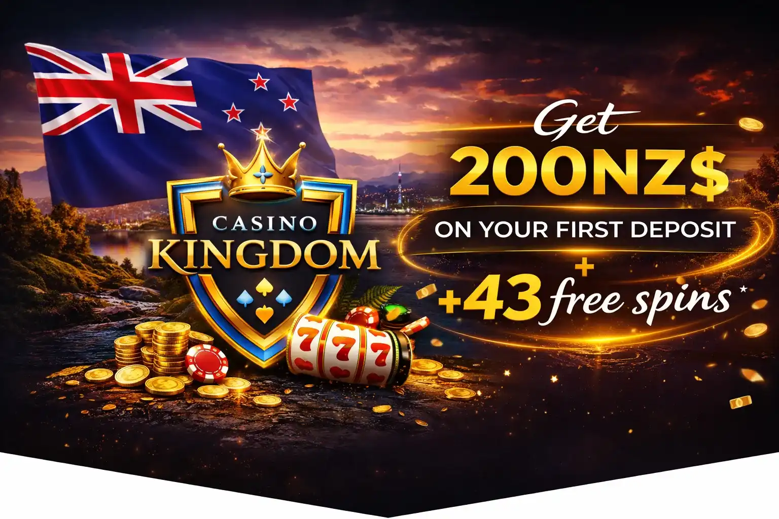 Sign Up at Casino Kingdom — Claim Your Bonus